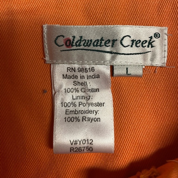 Coldwater Creek Long Sleeve Button Up Lined Jacket Women’s Large - Picture 3 of 3